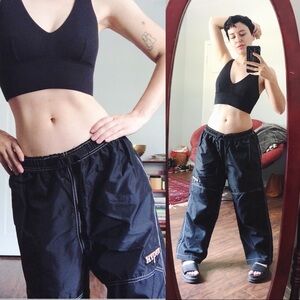 vintage • HYPER baggy Y2K pants wide leg low rise mens skater hockey model
